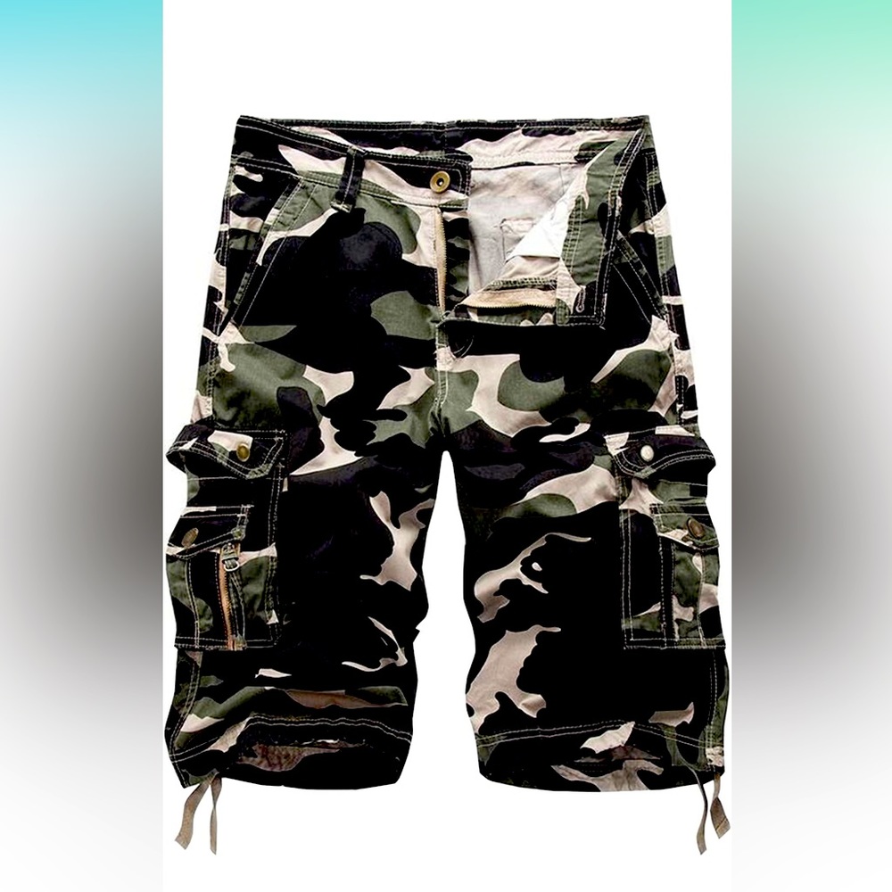 NWT Camo Cargo Shorts